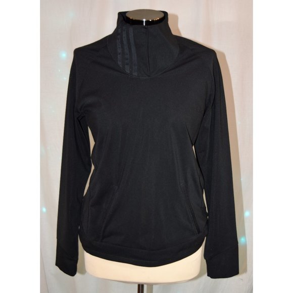 Adidas ClimaLite Black Pullover size Medium - Picture 2 of 8